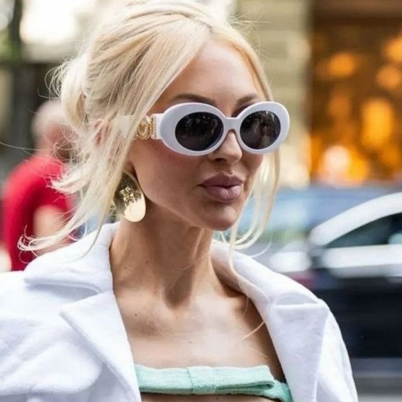 NEW VERSACE VE4426U 314/87 MEDUSA SUNGLASSES MOD 4426U WHITE EYEWEAR VE4426 - Picture 7 of 16